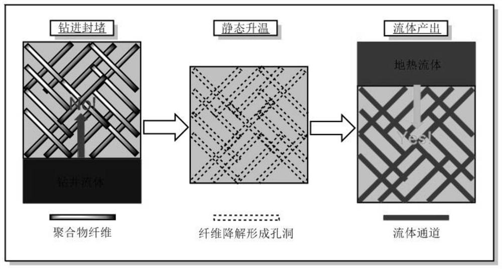 Temporary plugging type high-water-permeability porous cement-based material suitable for medium-low temperature geothermal wells and preparation method thereof