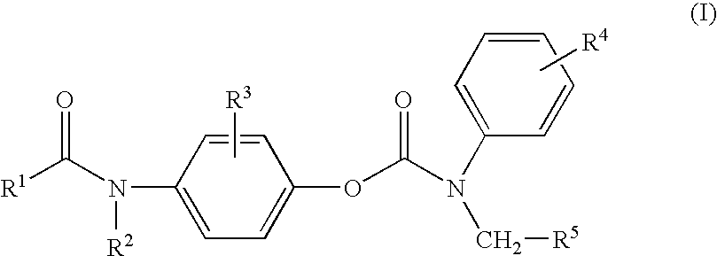 Substituted p-phenyl carbamates