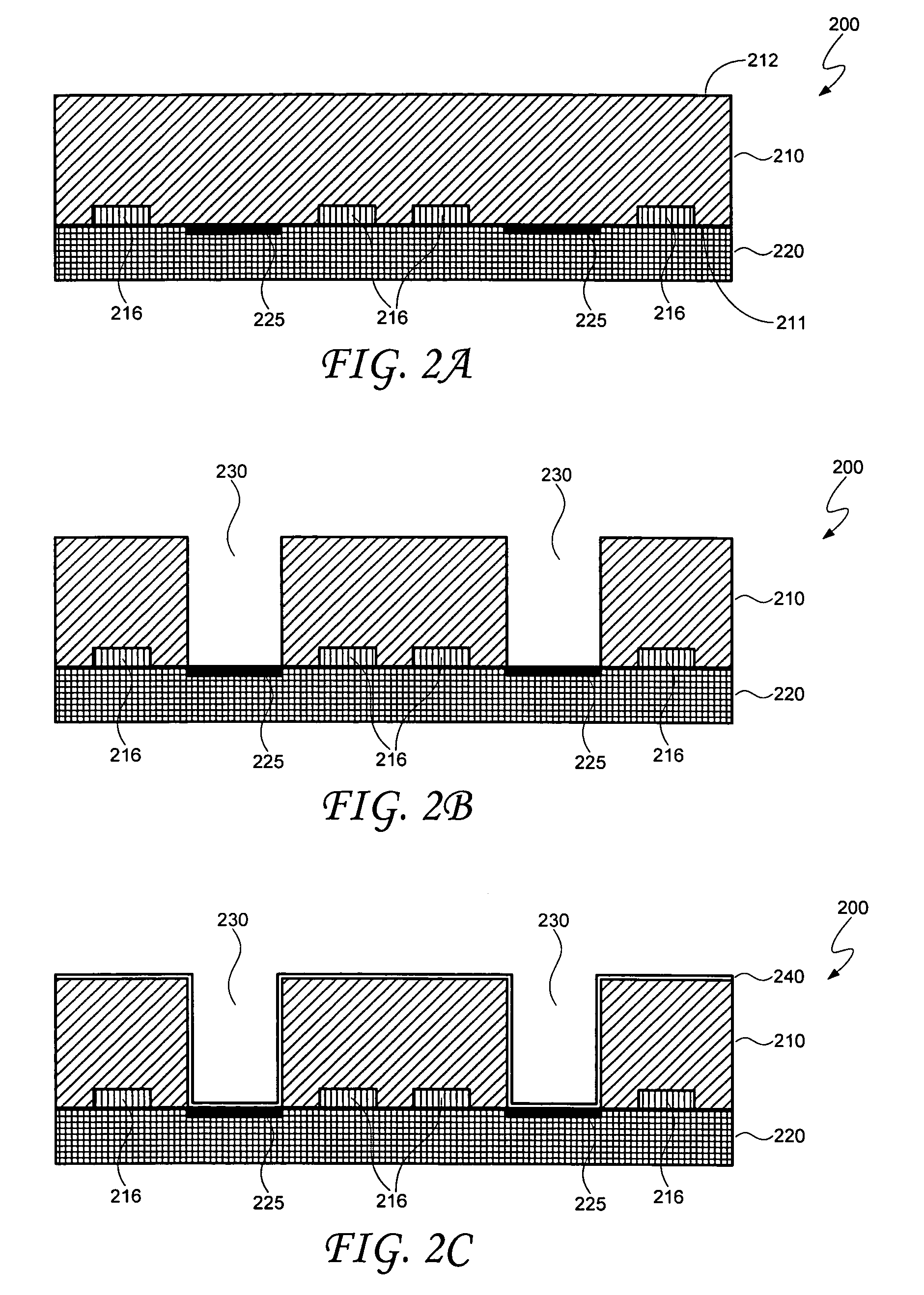 Method of forming through-silicon vias with stress buffer collars and resulting devices