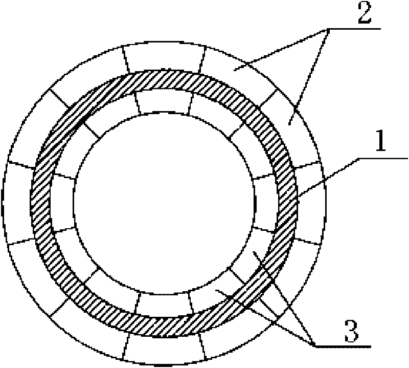 Halbach array external rotor of composite-structure permanent magnet motor