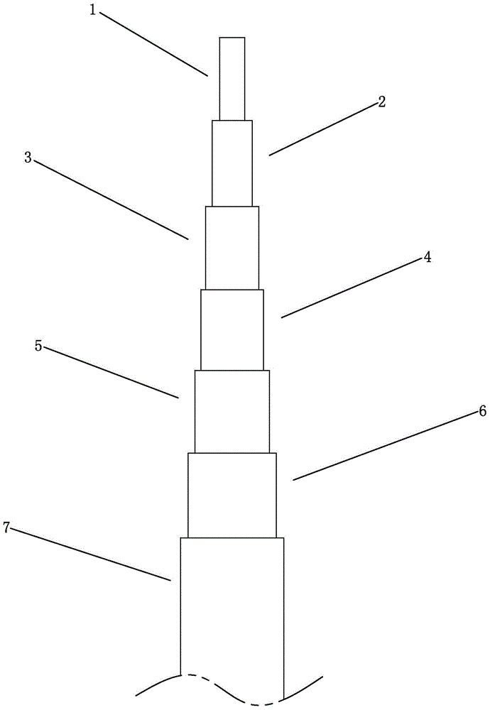 Laser film audio cable and processing technology thereof