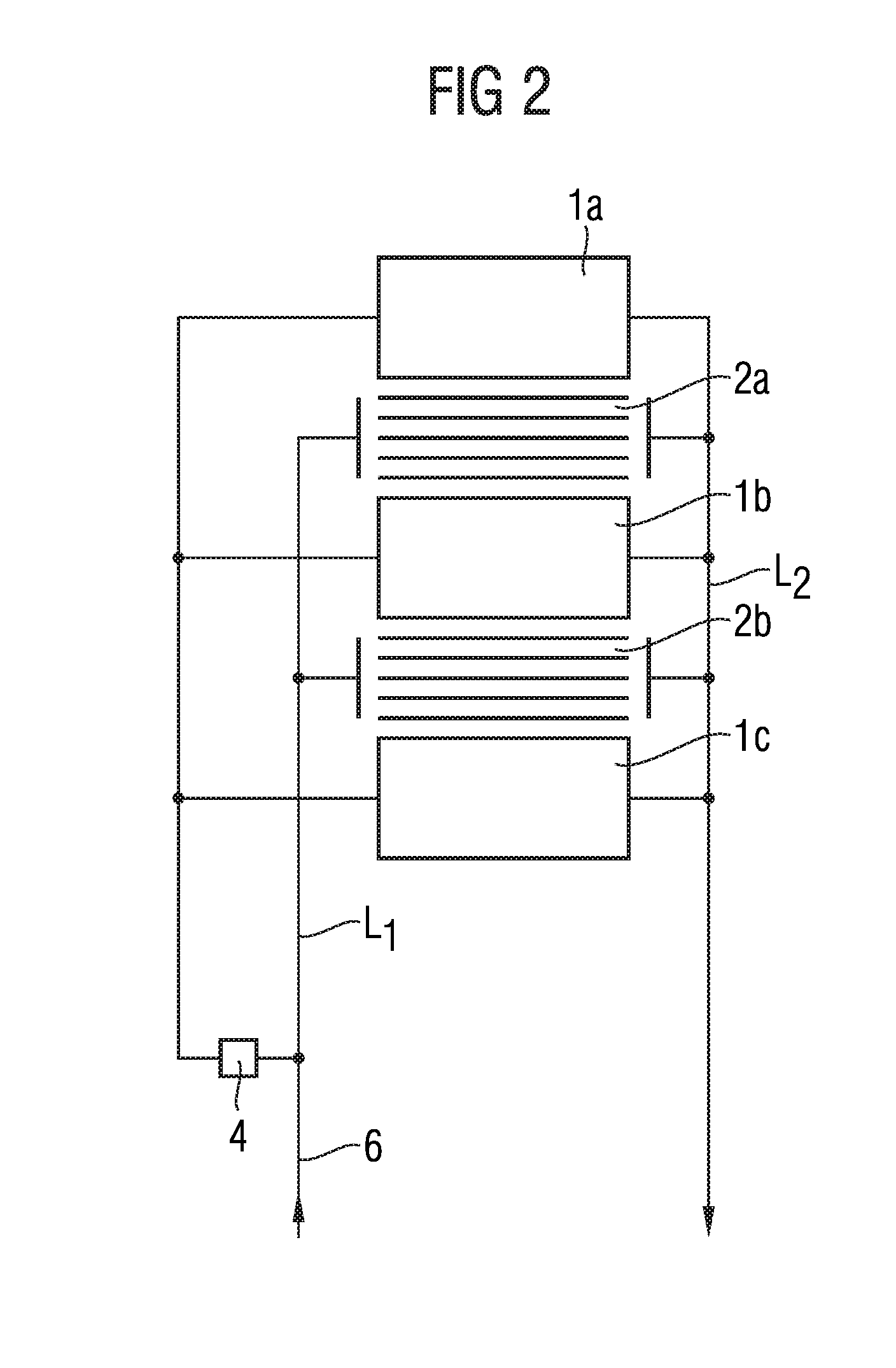Energy storage device and method for the reversible storage of energy