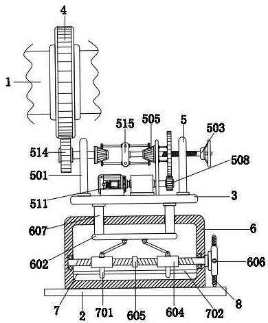 Inclined type cement rotary kiln drive device