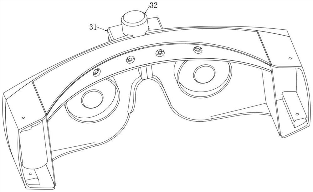 Wearable ophthalmic clinical auxiliary device for screening