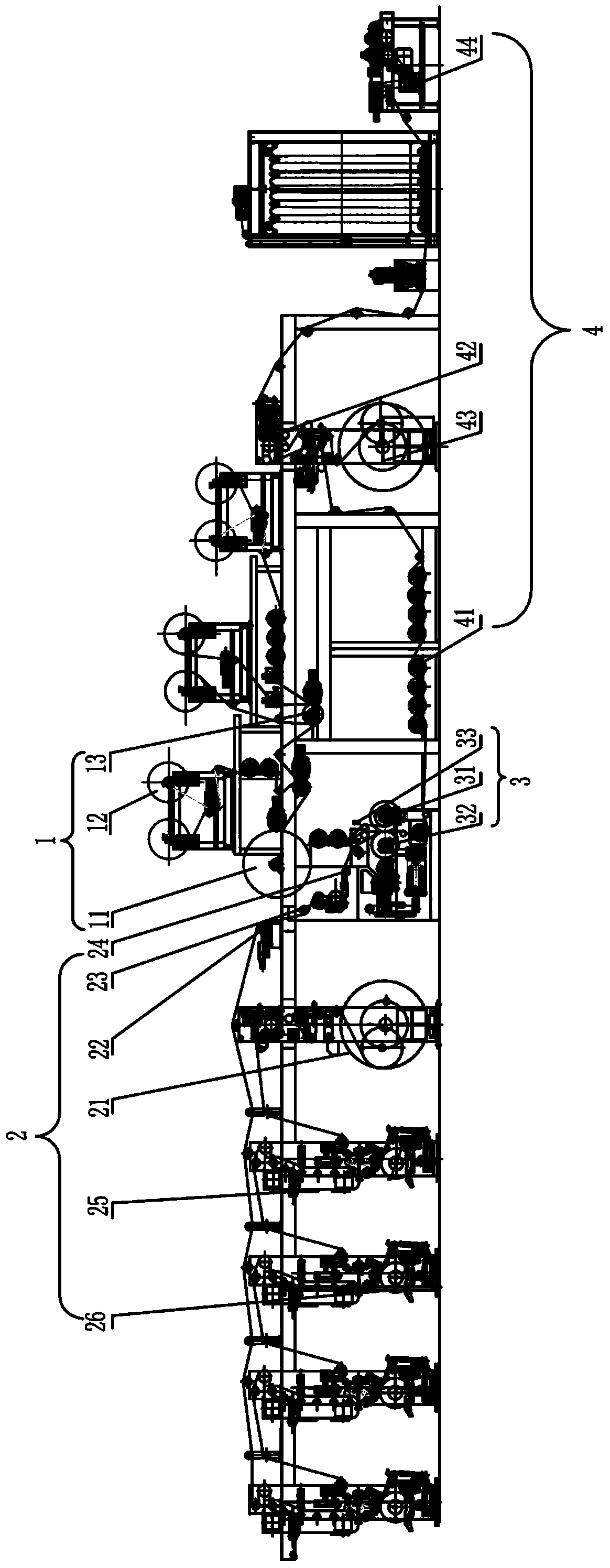 Manufacturing technology and equipment for printing positioning embossing of soft materials