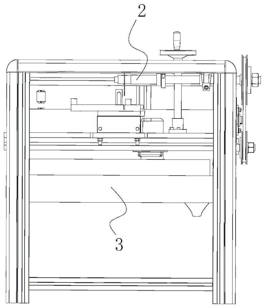 Building aluminum plastic strip grooving machine and grooving method thereof