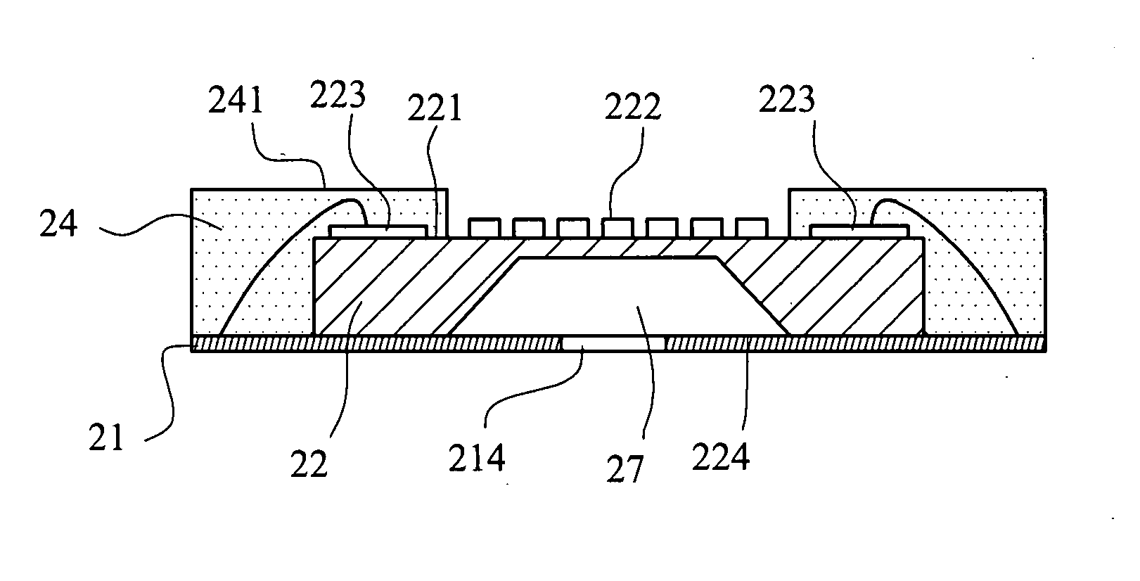 Differential pressure sensing device and fabricating method therefor