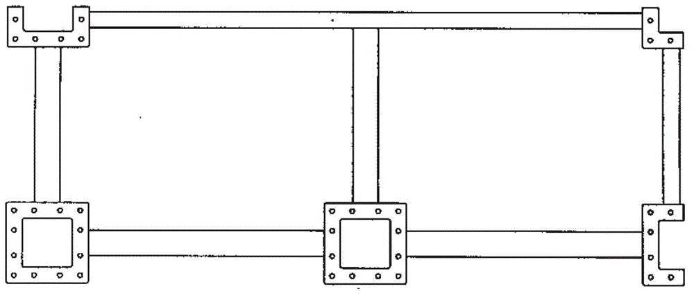 Flange joint structure of hinge pin for assembled cold forming sectional steel structural connection