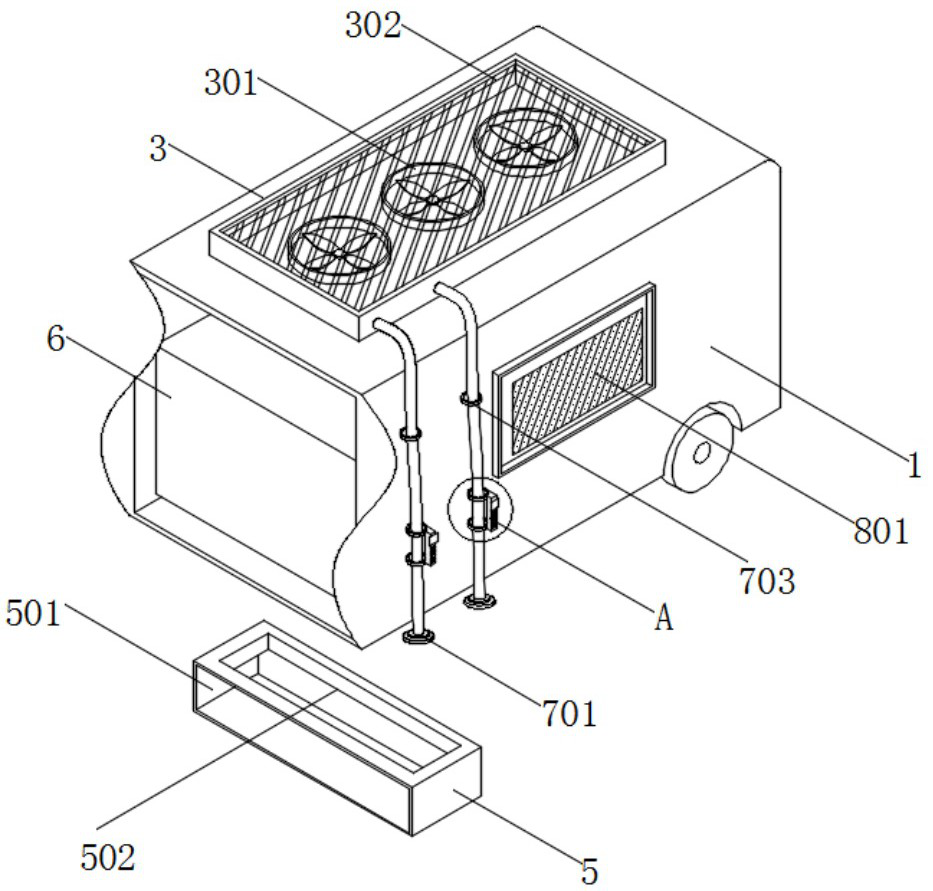 A new energy sweeper with garbage collection structure that can reduce garbage volume