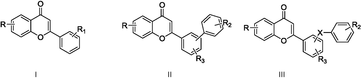 Flavone derivative and application thereof