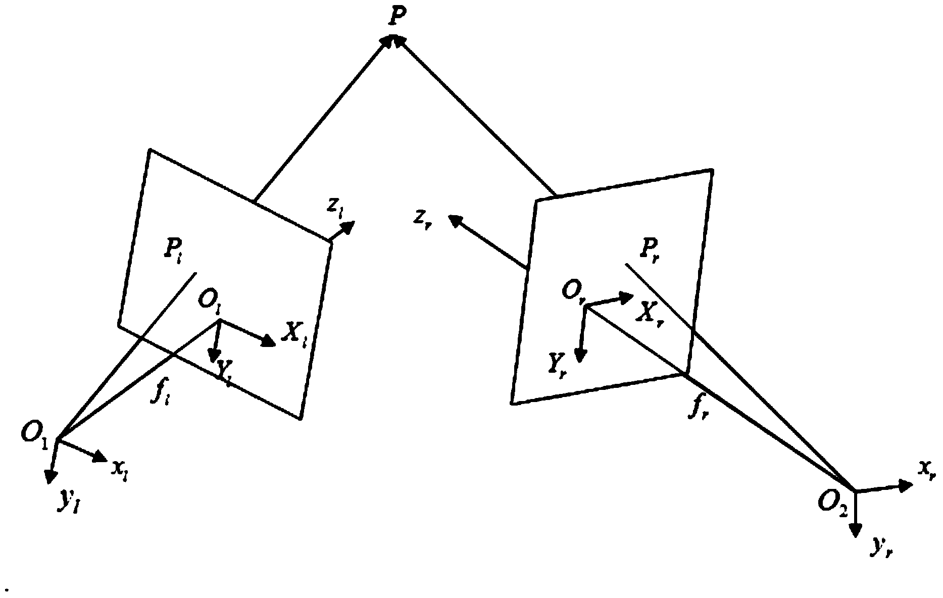 Binocular photogrammetry method of large flexible structure vibration displacement