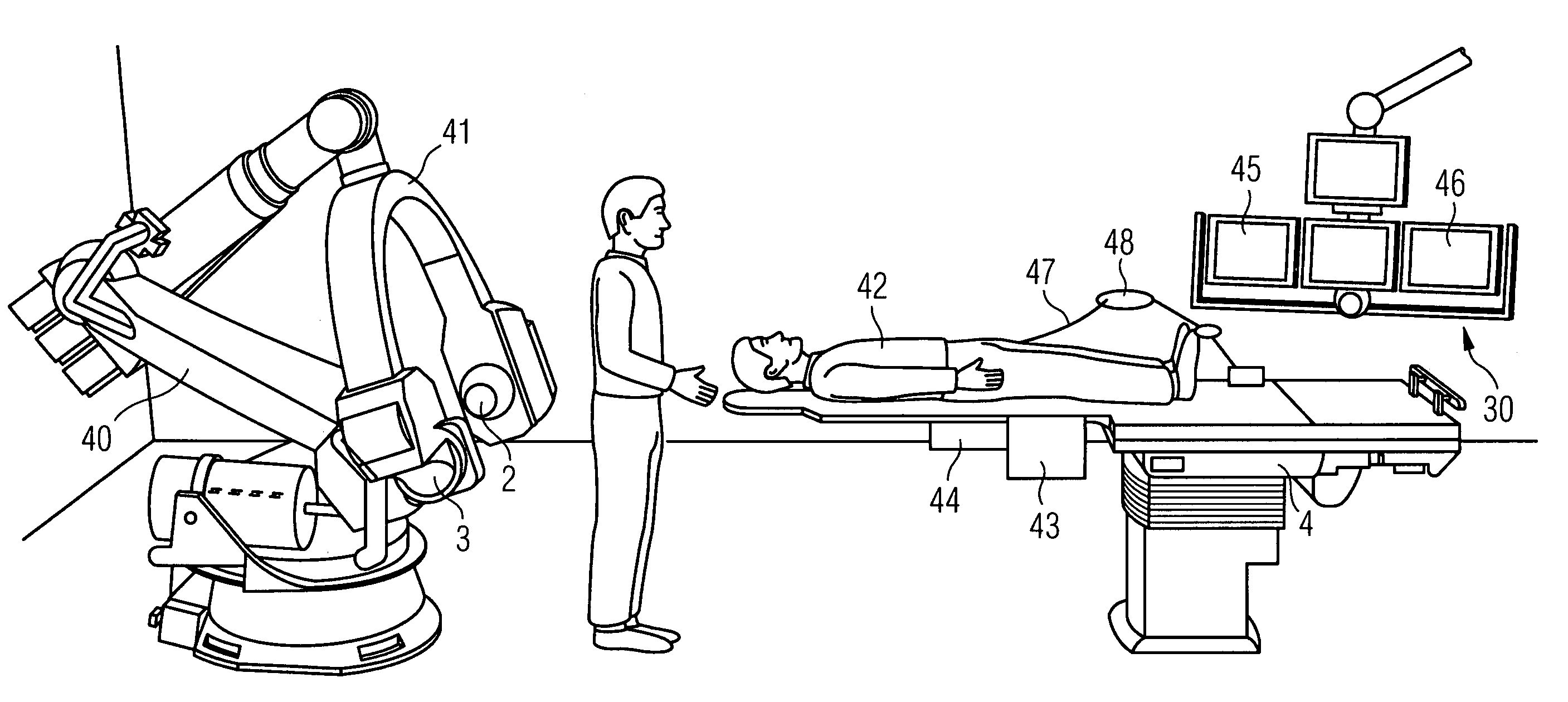 System for carrying out and monitoring minimally-invasive interventions