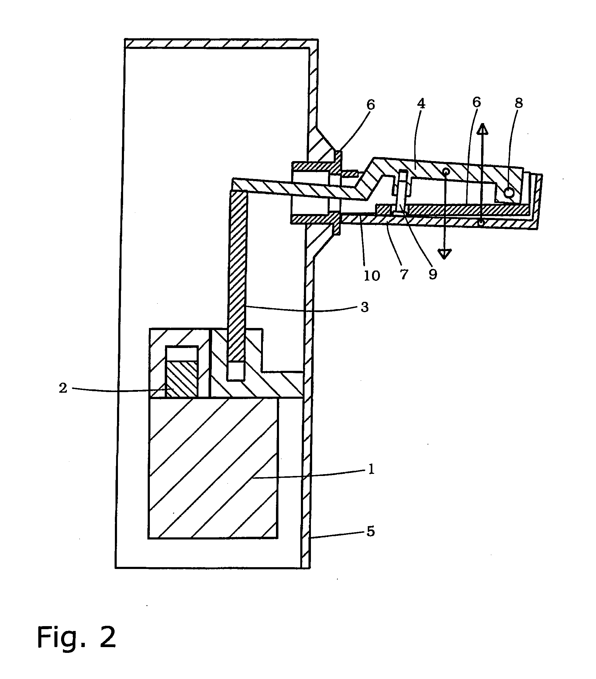 Implement having rotational speed reduction and operating method therefor