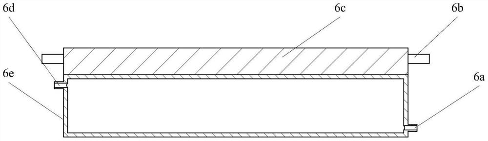 Device and method for actively controlling temperature of electric arc additive manufacturing magnesium alloy workpiece