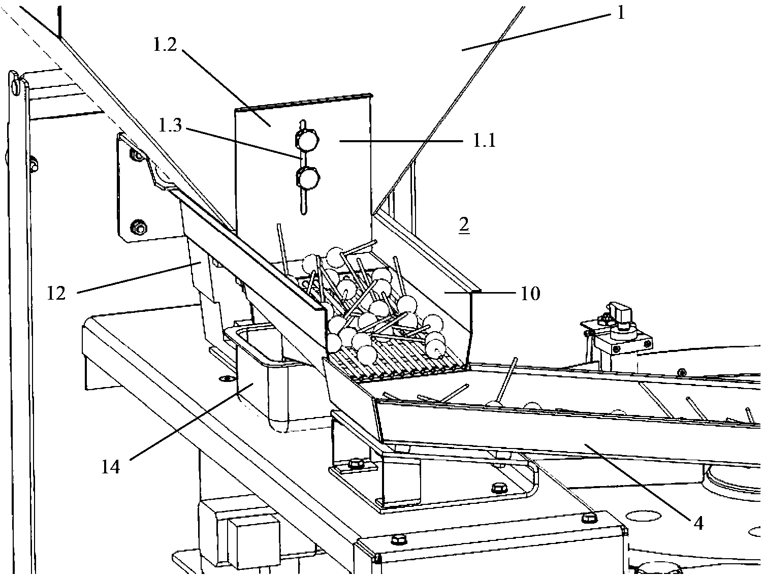 Loading disc of feeding conveying device of candy wrapping machine