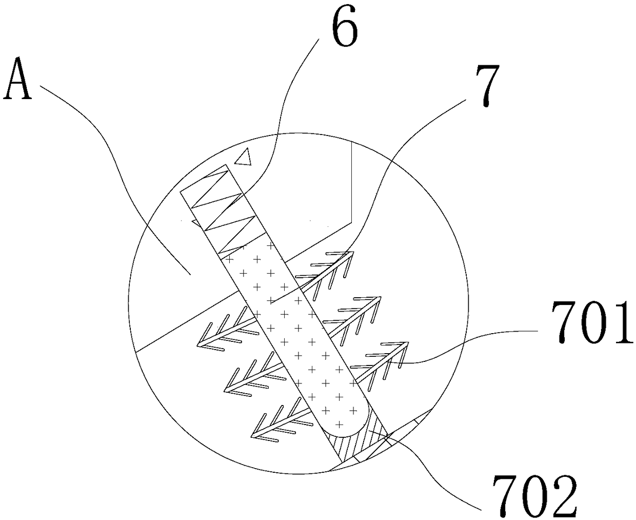 Refuse landfill soil remediation device