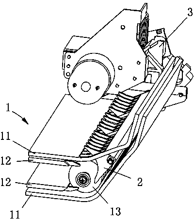 Multidirectional conveying guider for flaky materials