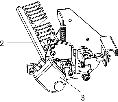 Multidirectional conveying guider for flaky materials