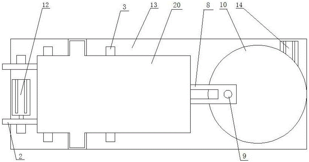 Parameter adjustable cam profile drawing instrument based on relative motion principle