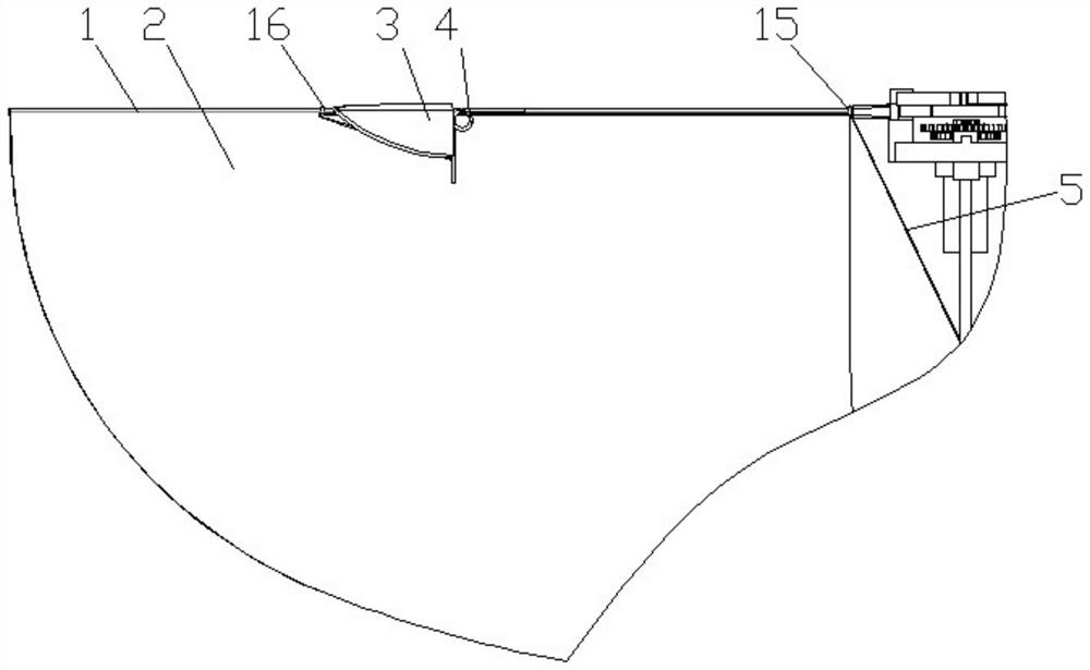 Bionic winglet structure capable of changing streaming of leading edge airfoil surface of flapping-wing aircraft