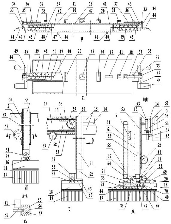 Automatic peripheral mop cleaning mopping vehicle