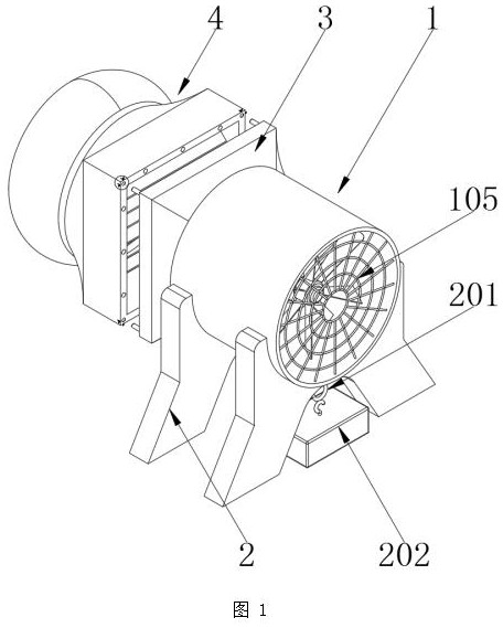 A new type of dust-proof fan with noise reduction function