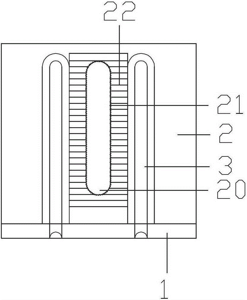 Secondary connector for building installation and building installation structure