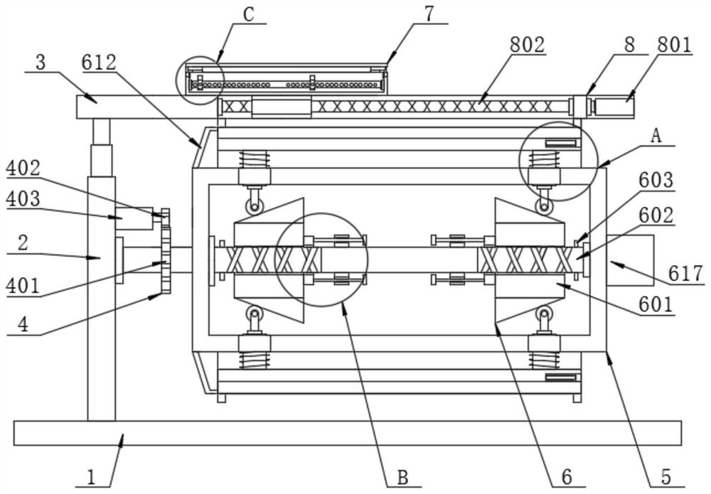 Automatic winding device with high-precision cutting function based on textile production