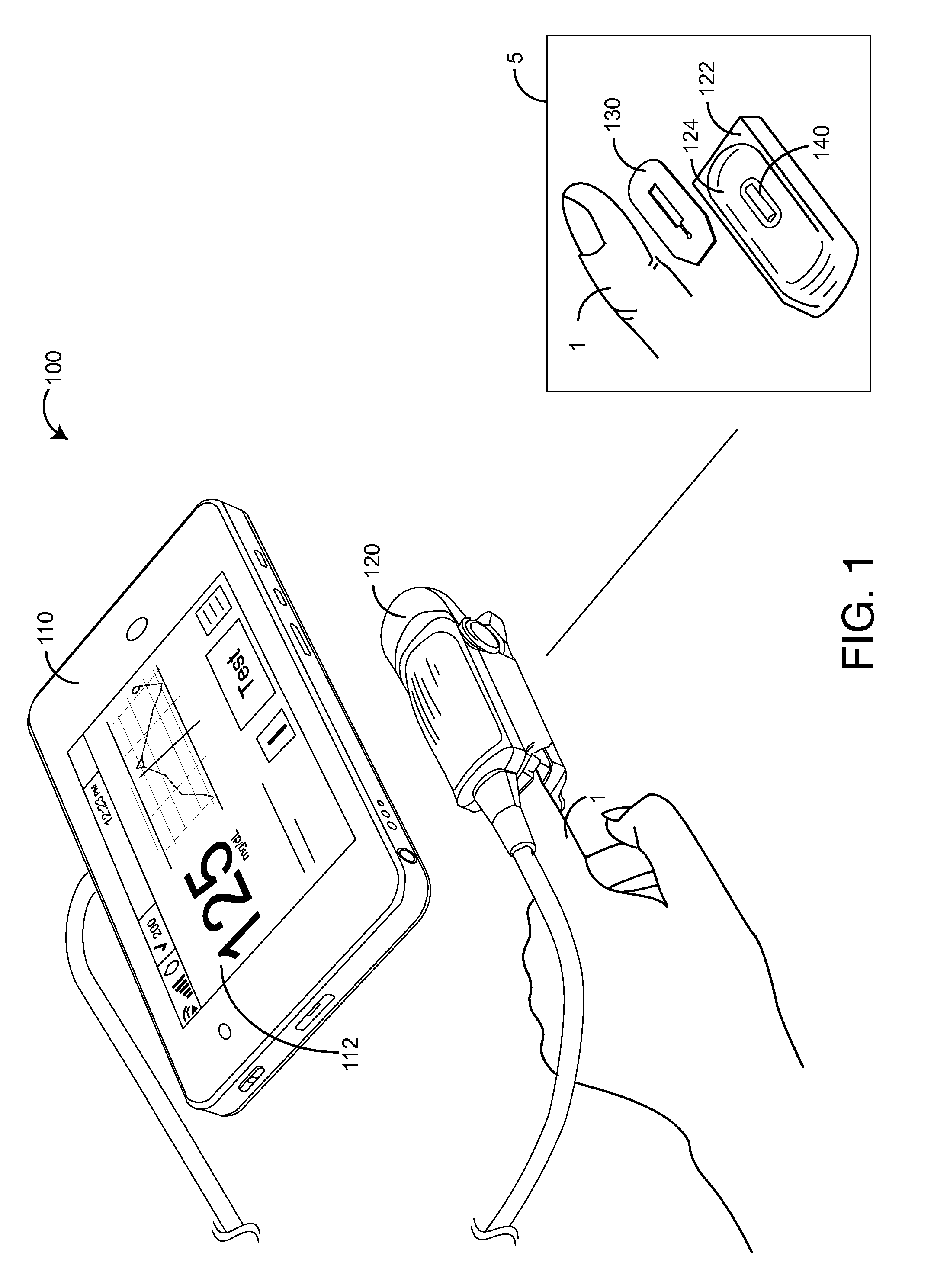 Finger-placement sensor tape