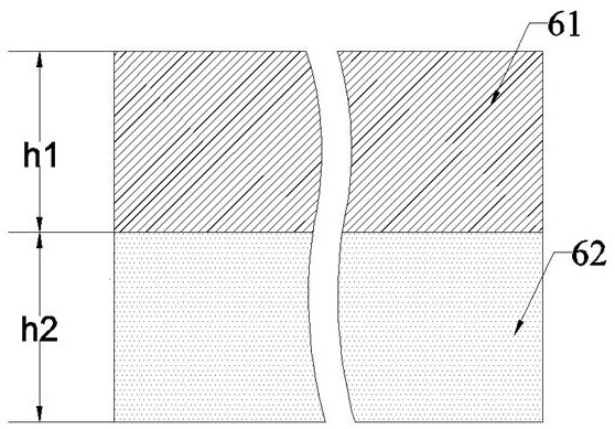 Variable-permeability underground curtain for preventing seawater invasion and terrestrial source pollution and construction method of variable-permeability underground curtain