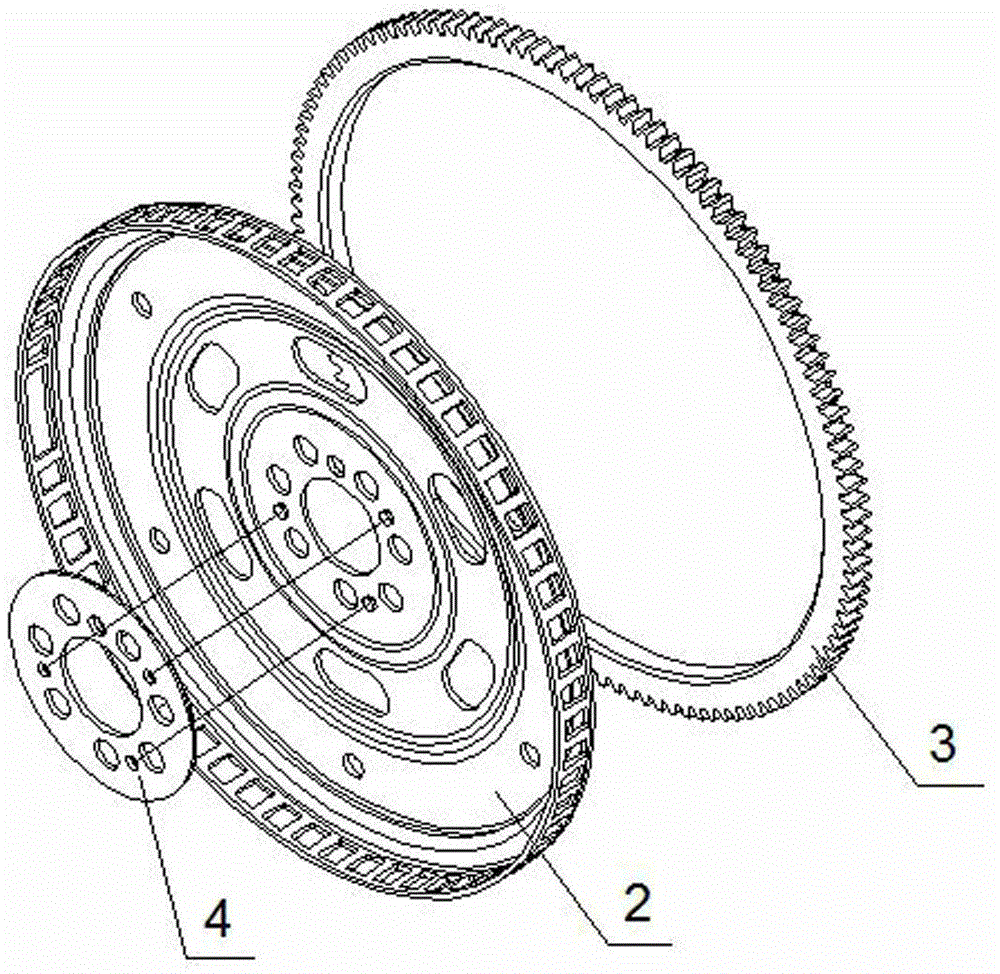 Flexible flywheel