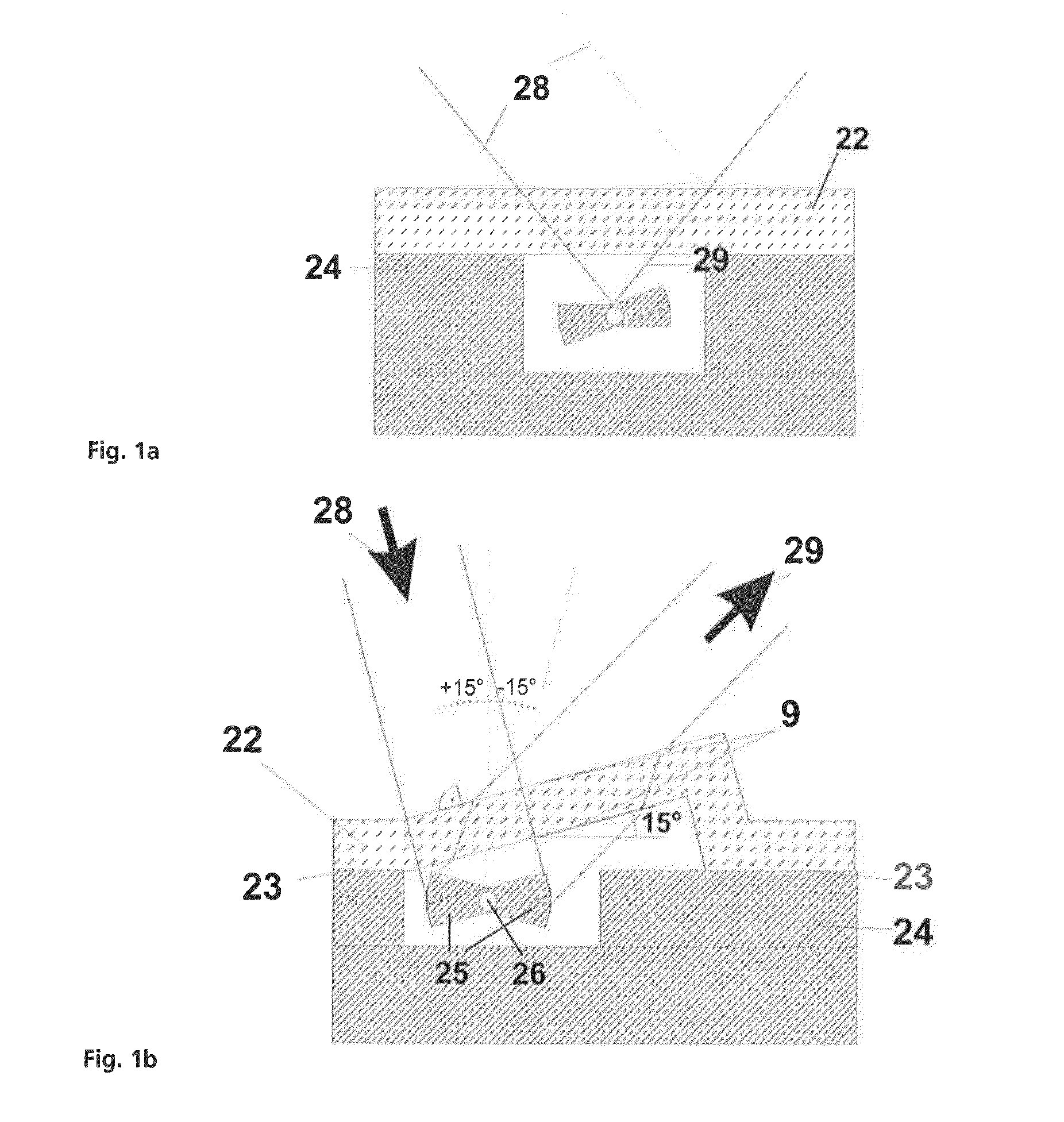 Method for producing structured optical components