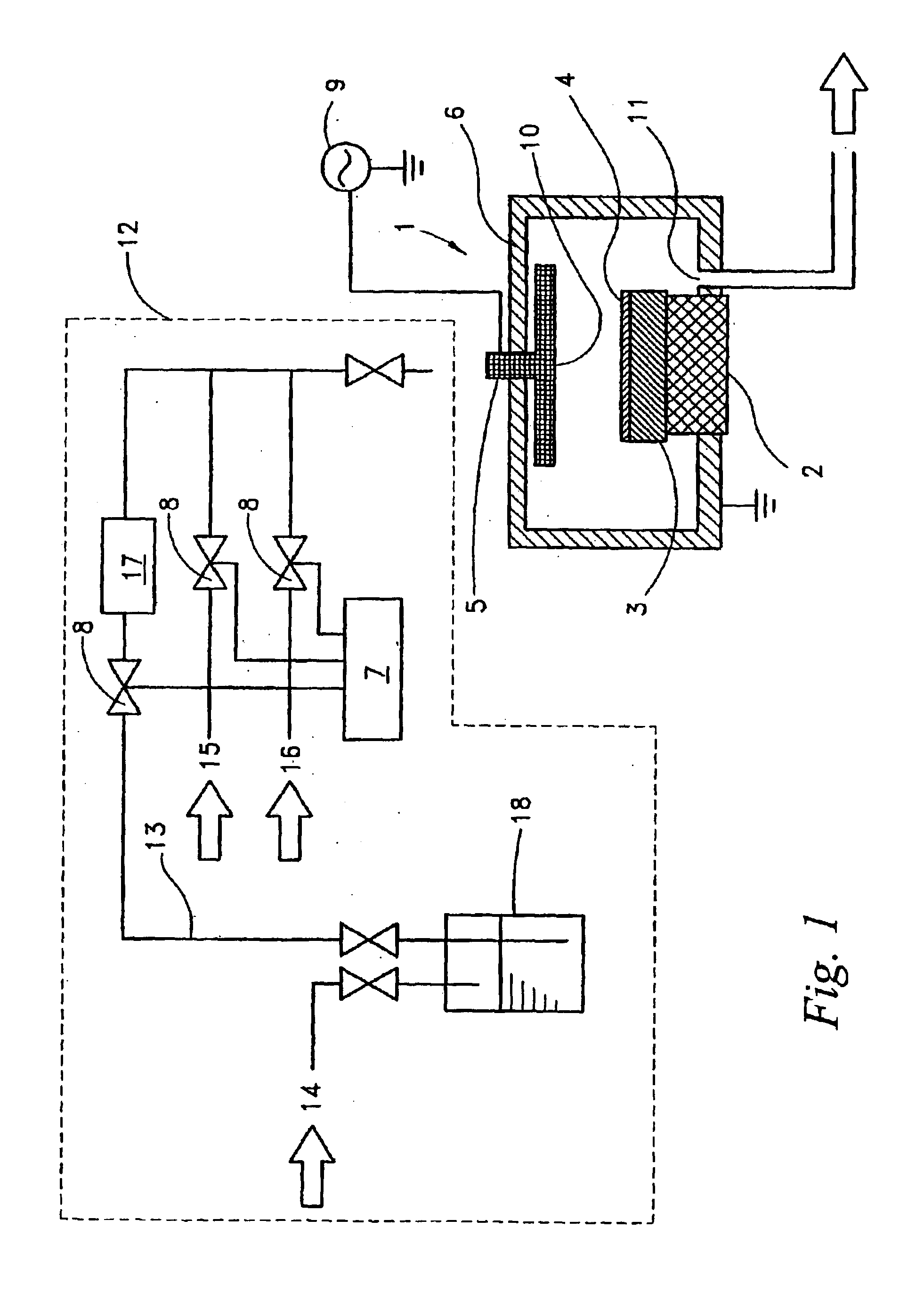 Method for forming low-dielectric constant film on semiconductor substrate by plasma reaction using high-RF power