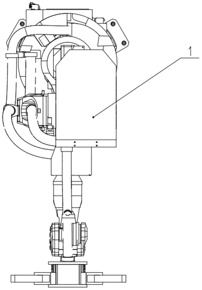 Automatic grabbing manipulator capable of adapting to motor rotors with different diameters