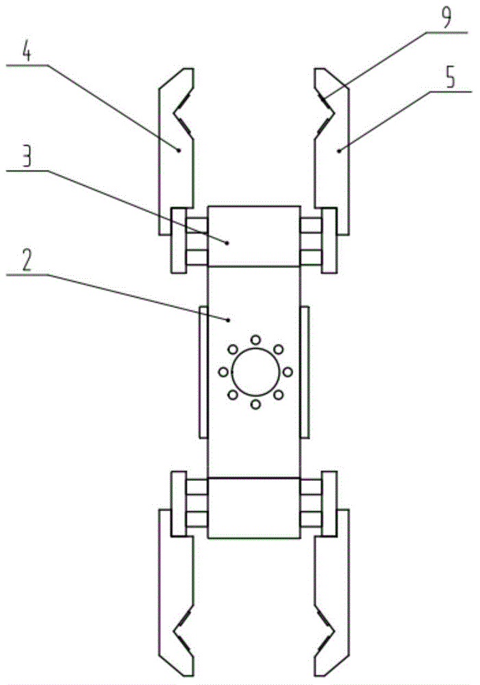 Automatic grabbing manipulator capable of adapting to motor rotors with different diameters
