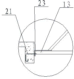 External hanging scaffold and application method thereof