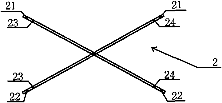 Adjustable portal frame template supporting system