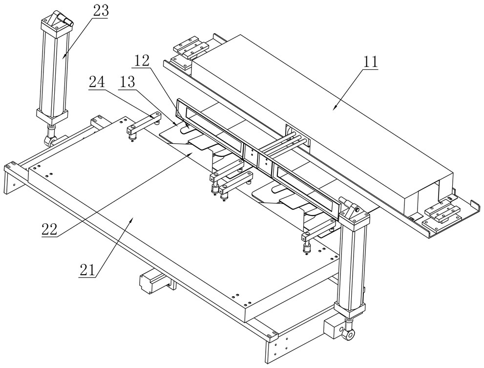 Vest bag folding equipment