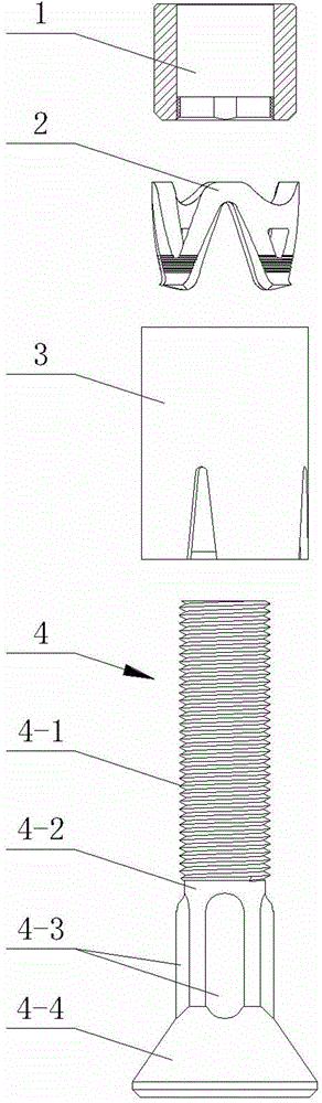 Anchor bolt expansion sleeve and manufacturing method thereof