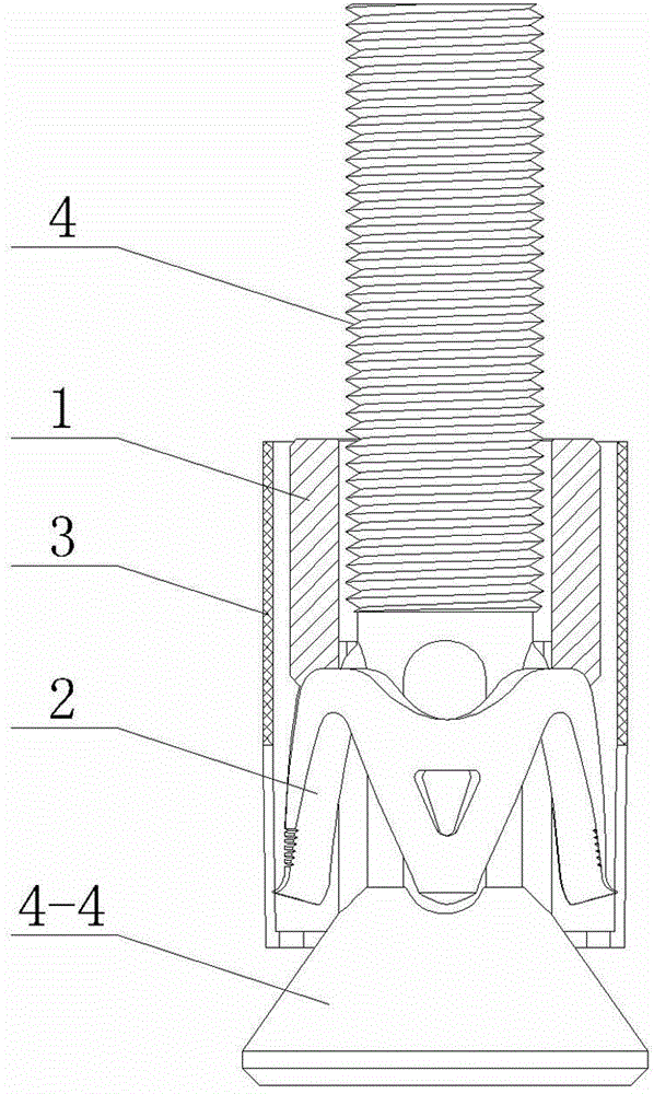 Anchor bolt expansion sleeve and manufacturing method thereof