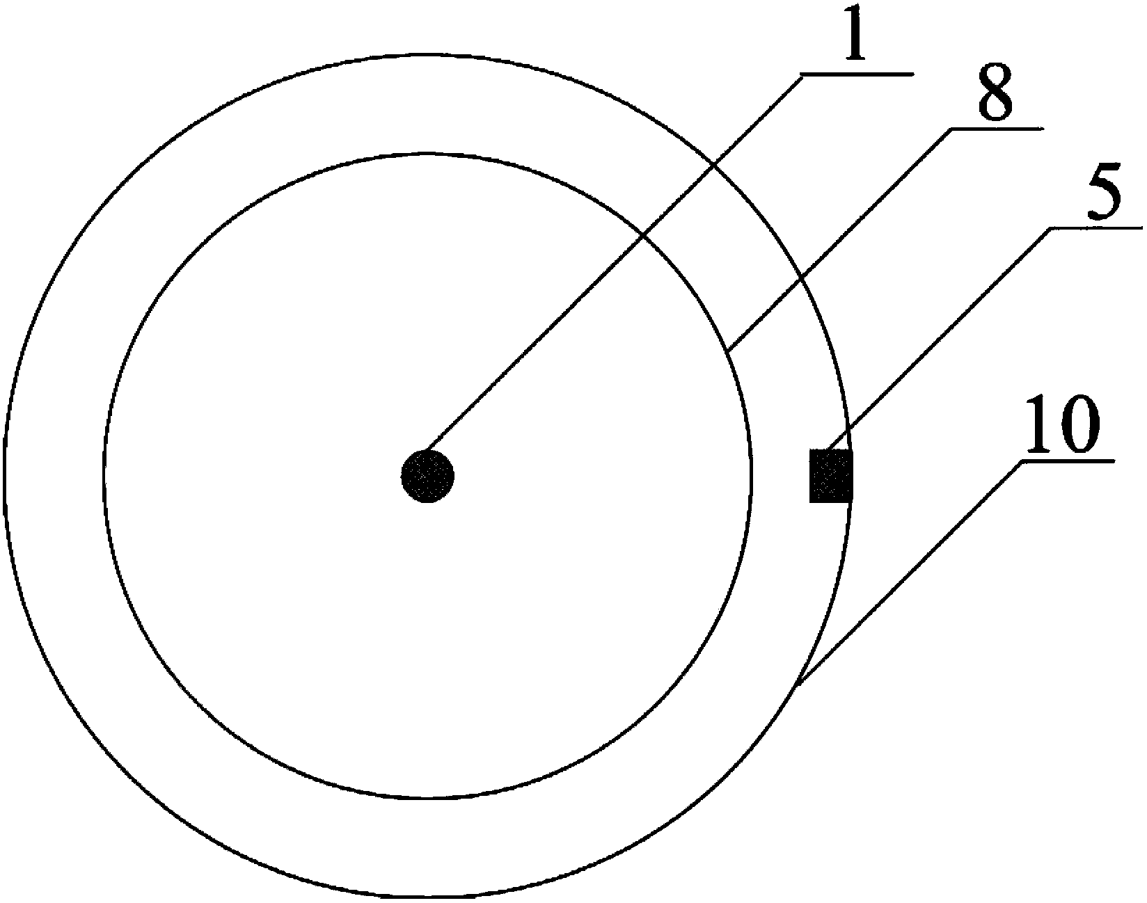 Electric flocculation device for separation and collection of industrial air-assisted microalgae water