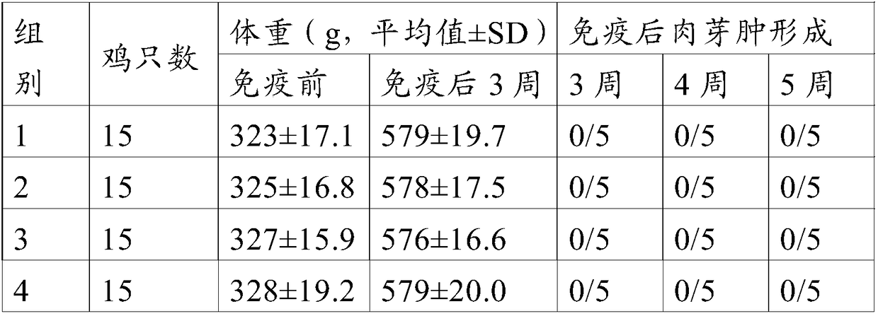 Vaccine composition for preventing egg drop syndrome, and preparation method and application of vaccine composition