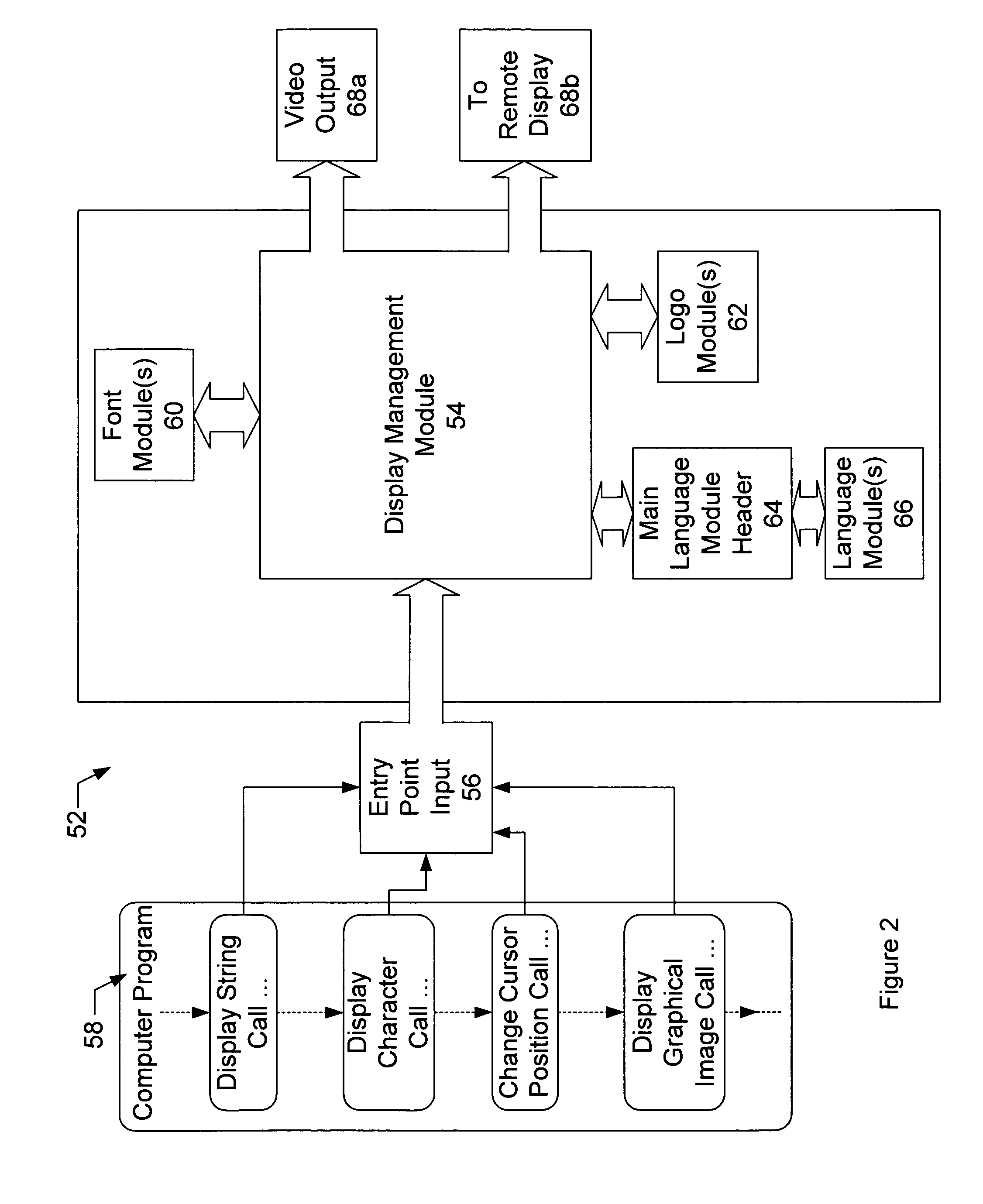 Systems, methods, and computer program products for redirecting the display of information from a computer program to a remote display terminal