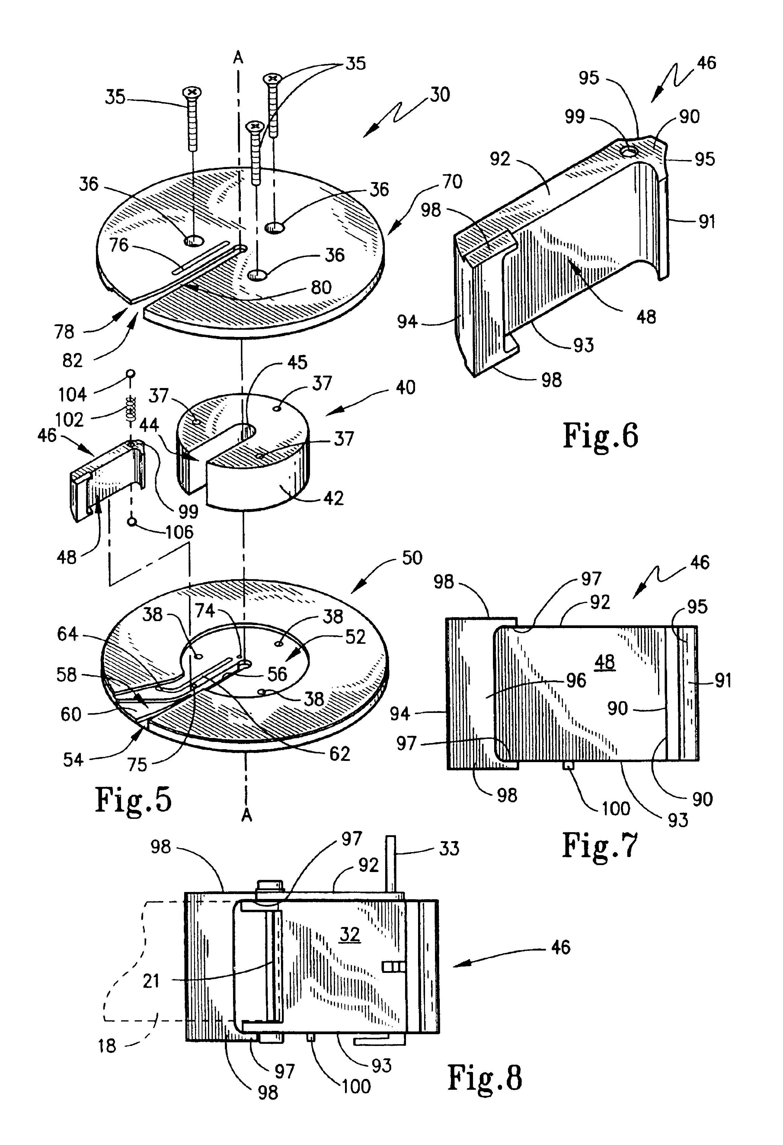 Tape threading apparatus having take-up hub with gap filling block for data storage systems and method therefor