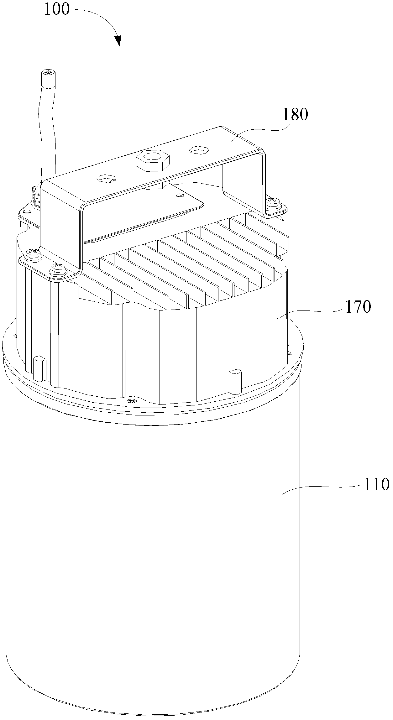 Tube light and reflector structure thereof