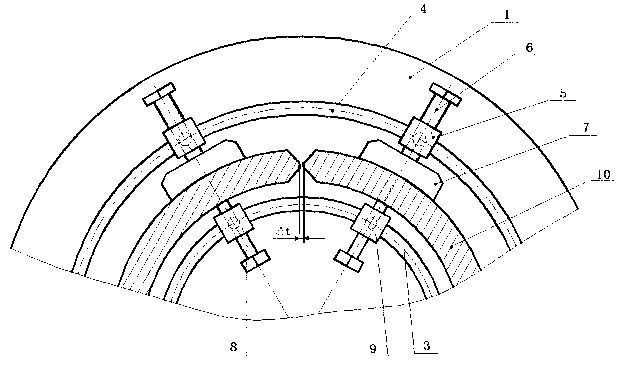 Pre-welding shaping auxiliary mold of large-scale steel cylinder and welding method