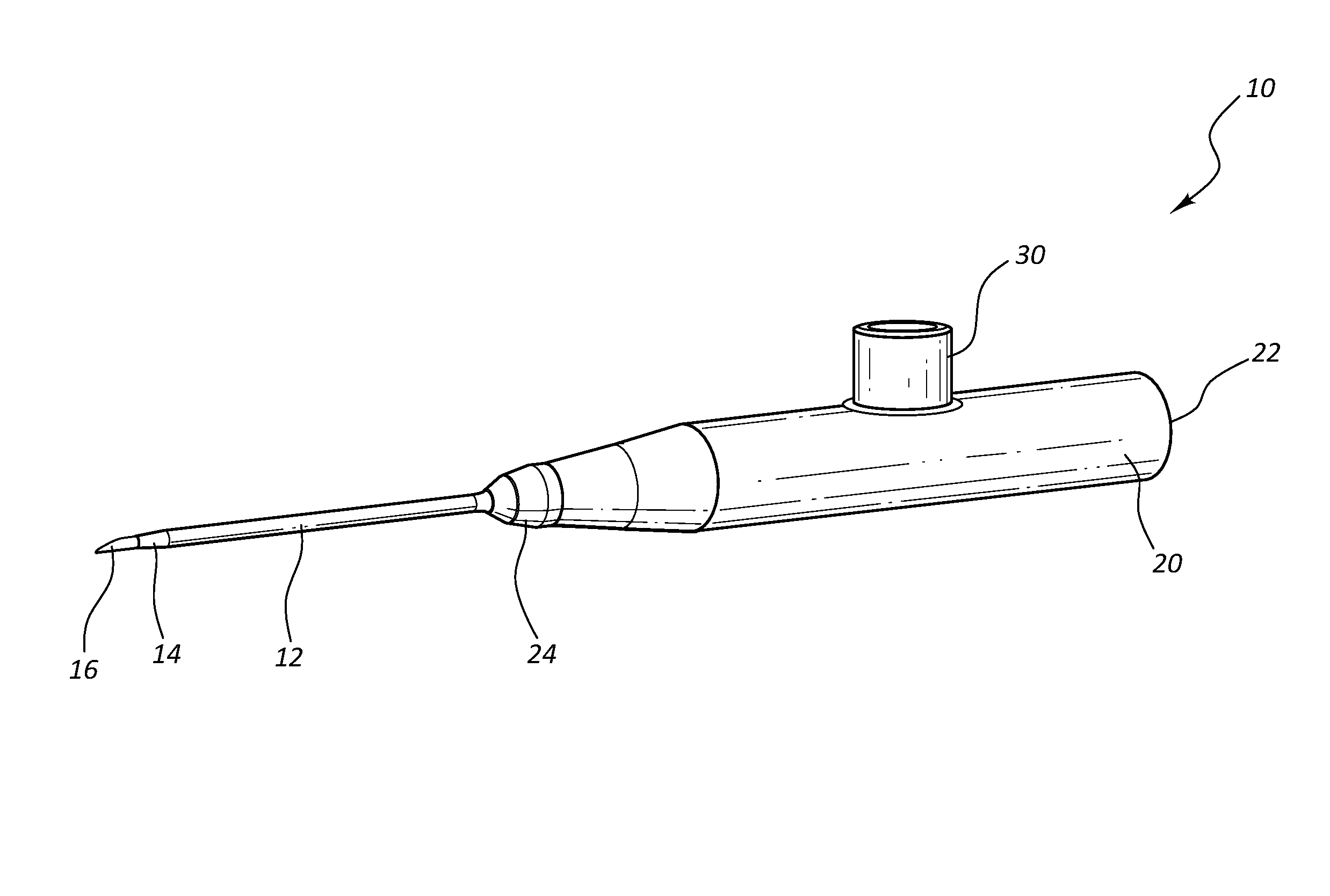 Ported catheter adapter with integrated septum actuator retention