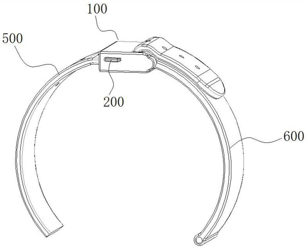 Novel convenient wearable watchband and wearable equipment thereof