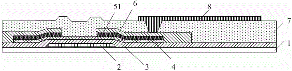 Thin film transistor array substrate, preparing method and display device