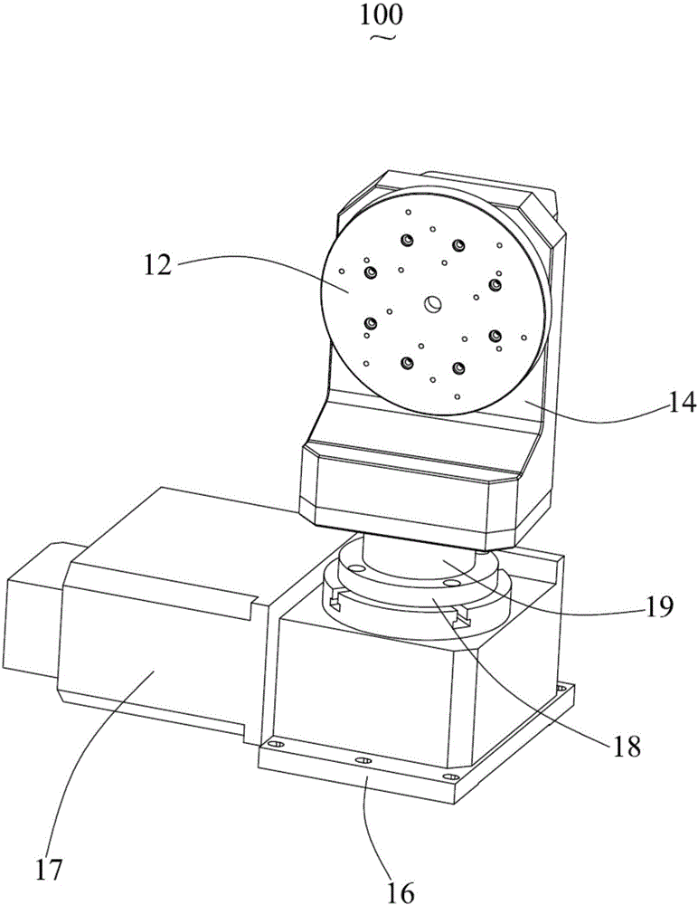 Two-dimensional numerical control electric discharge machining rotating table